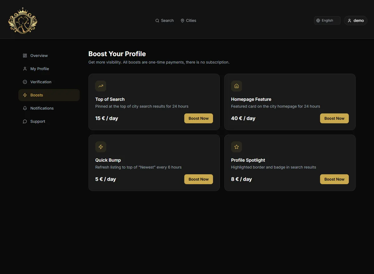 Promote your profile