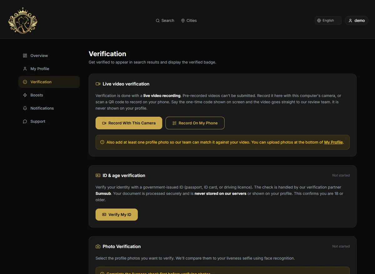 Get verified
