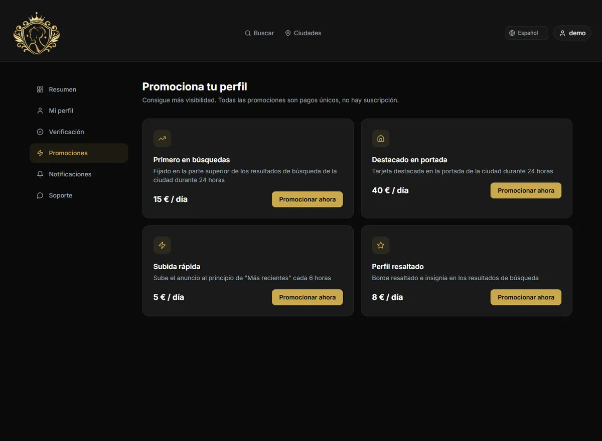 Promociona tu perfil